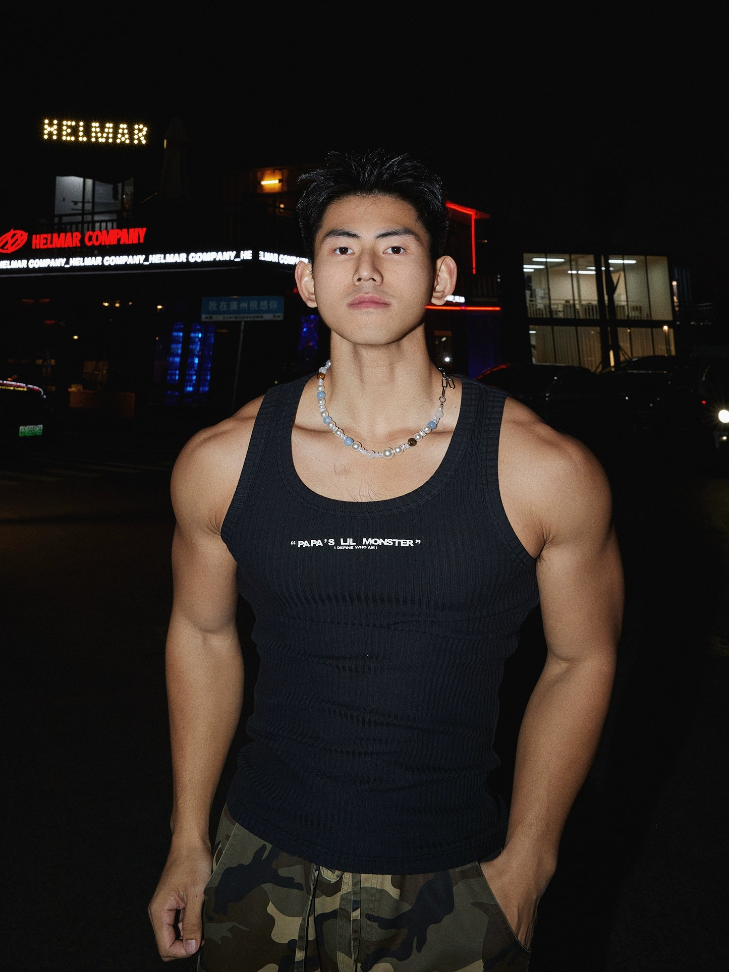 25SS Athleisure Fitness Vest Tight Muscle Showing Pure Cotton Breathable