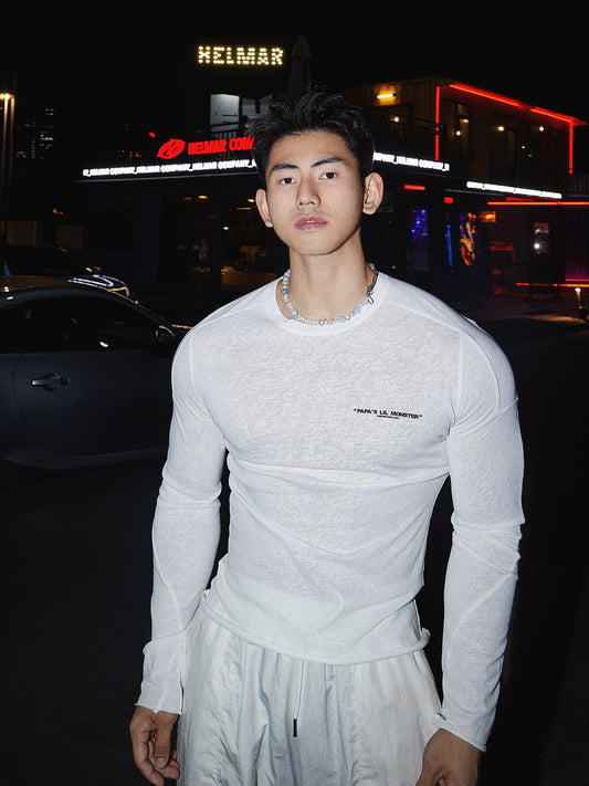 25SS Athleisure Wear Long Sleeve T-Shirt Tight Skin Get~